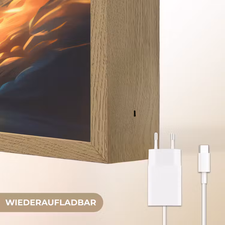 Superhelden - Kinderen - Jongens Light Box met batterij (Wandlamp kind) middel -USP_websiteoplaadbaarDE