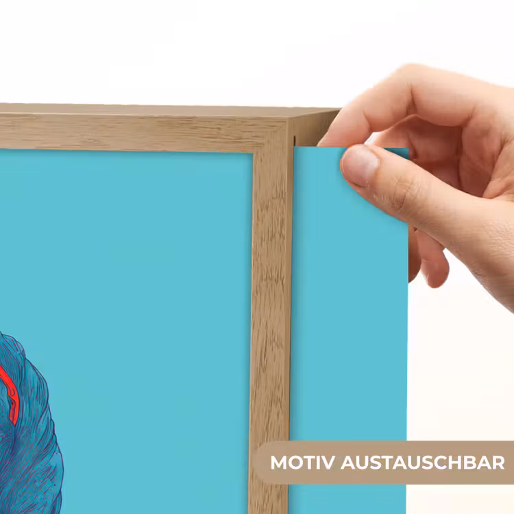 T-Rex - Blauw - Wolken - Zonnebril Light Box met batterij (Wandlamp kind) middel -USP_websiteprintDE