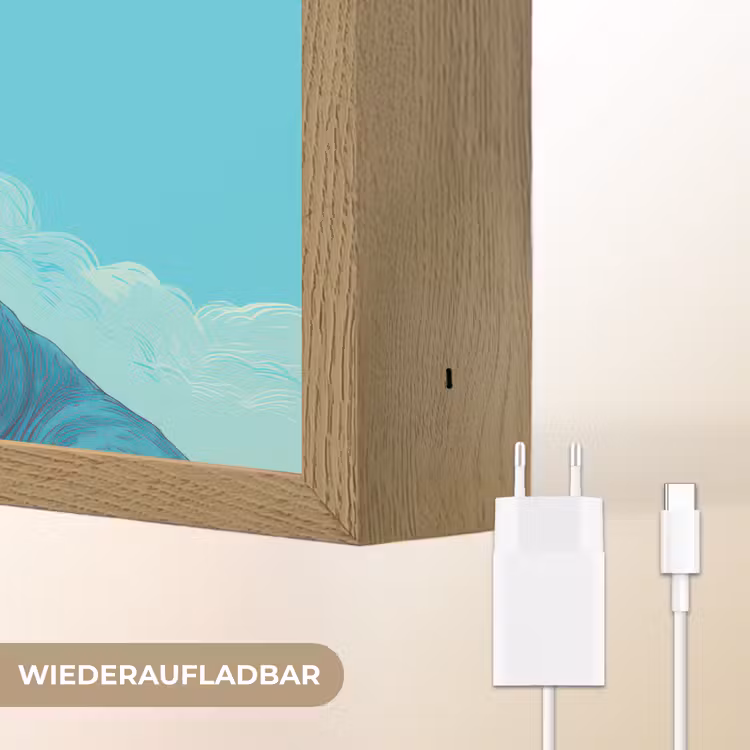T-Rex - Blauw - Wolken - Zonnebril Light Box met batterij (Wandlamp kind) middel -USP_websiteoplaadbaarDE