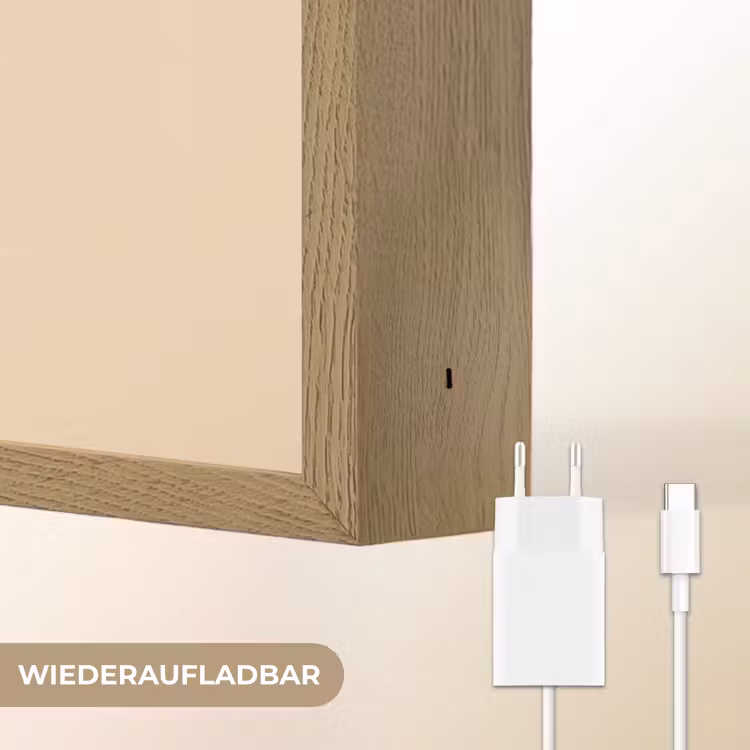 Tennis - Jongen - Sterretjes Light Box met batterij (Wandlamp kind) middel -USP_websiteoplaadbaarDE
