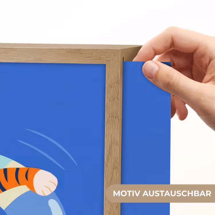 Tijger - Zwemband - Water Light Box met batterij (Wandlamp kind) middel -USP_websiteprintDE