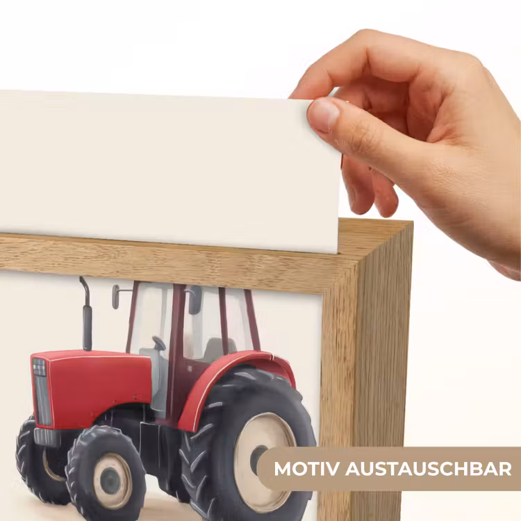 Trekker - Minimalistisch - Illustratie - Rood Light Box met kabel (Wandlamp kind) klein -USP_websiteprintDE