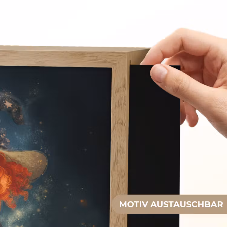 Tovenares - Meisje - Boeken - Toveren Light Box met batterij (Wandlamp kind) middel -USP_websiteprintDE