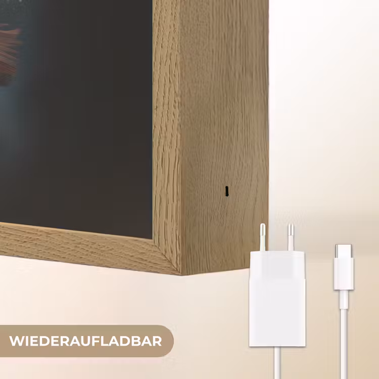 Tovenares - Meisje - Boeken - Toveren Light Box met batterij (Wandlamp kind) middel -USP_websiteoplaadbaarDE