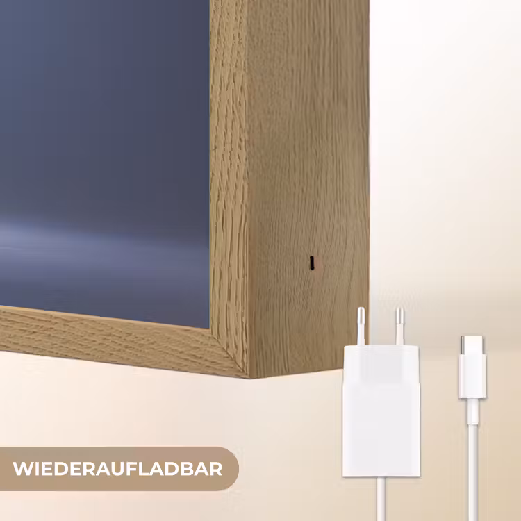 Tovenares - Magisch - Blauw - Toveren Light Box met batterij (Wandlamp kind) middel -USP_websiteoplaadbaarDE