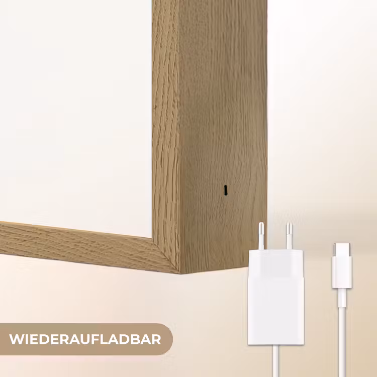 Bosfee - Groen - Sprookje Light Box met batterij (Wandlamp kind) middel -USP_websiteoplaadbaarDE