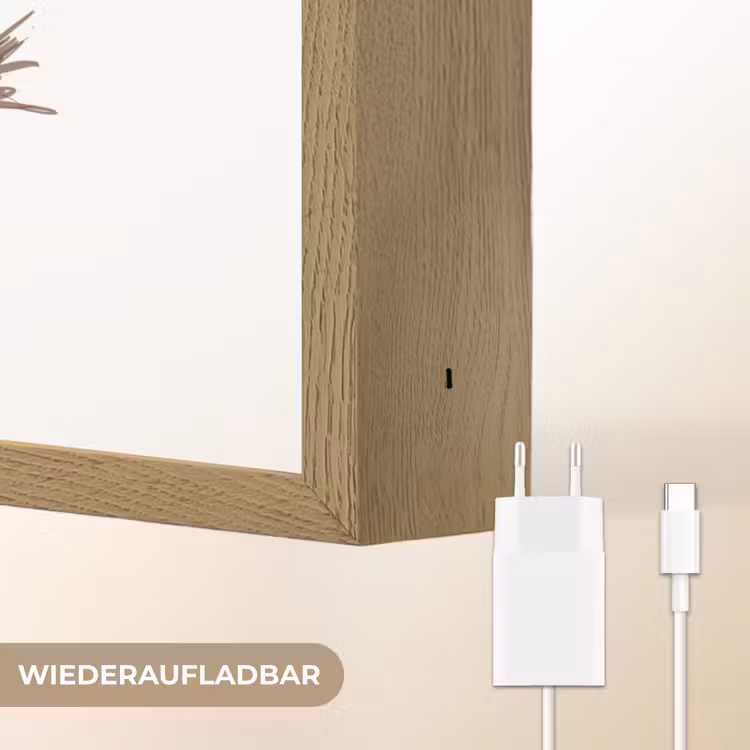 Wasbeer - Dier - Bosdieren Light Box met batterij (Wandlamp kind) middel -USP_websiteoplaadbaarDE