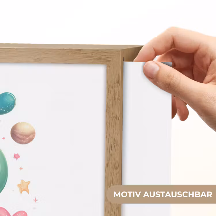 Ruimte - Wezen - Hartjes - Planeet Light Box met batterij (Wandlamp kind) middel -USP_websiteprintDE
