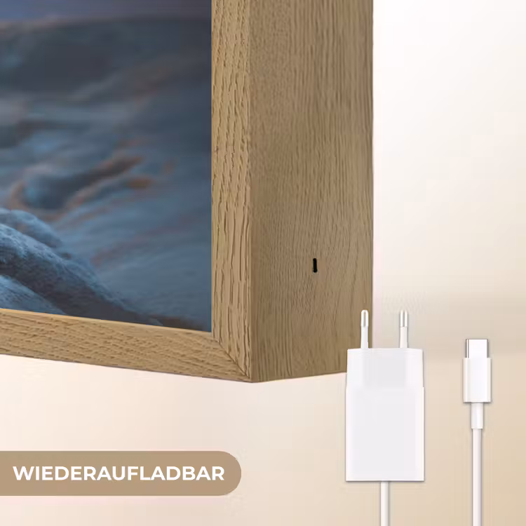 Ruimtewezen - Blauw - Galaxy Light Box met batterij (Wandlamp kind) middel -USP_websiteoplaadbaarDE