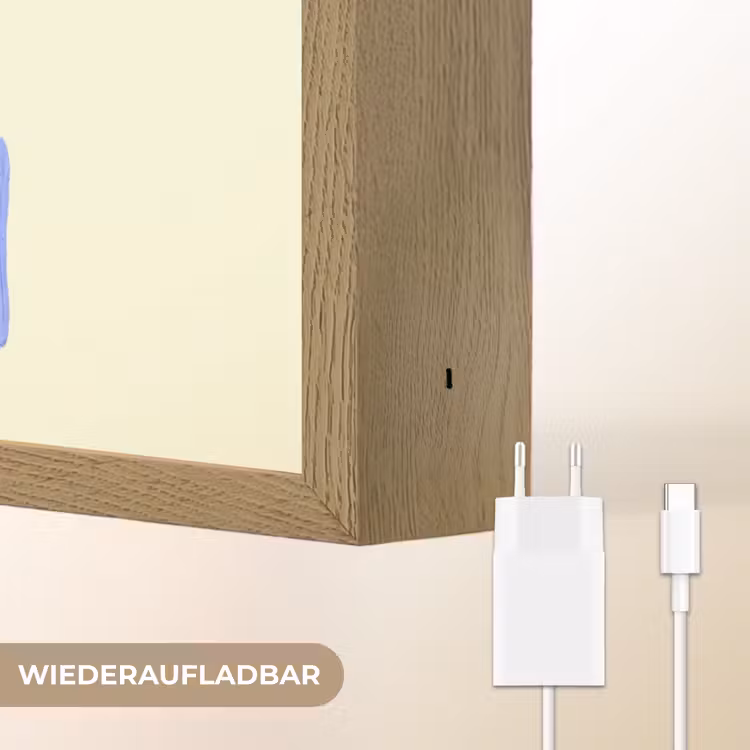 100% that bitch - Blauw - Wit Light Box met batterij (Wandlamp) middel -USP_websiteoplaadbaarDE