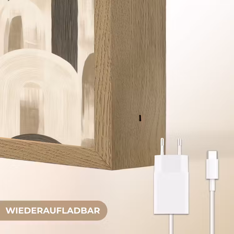 Abstract - Patroon - Bogen Light Box met batterij (Wandlamp) middel 907 -USP_websiteoplaadbaarDE