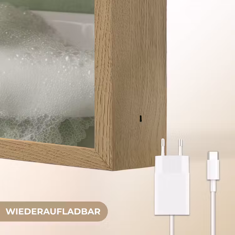 Soak it all in - Hond - Bad Light Box met batterij (Wandlamp) middel -USP_websiteoplaadbaarDE