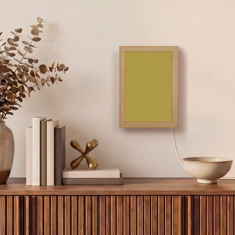 Antique - Moss - Groen Light Box met kabel (Wandlamp) klein 929 -sfeer2