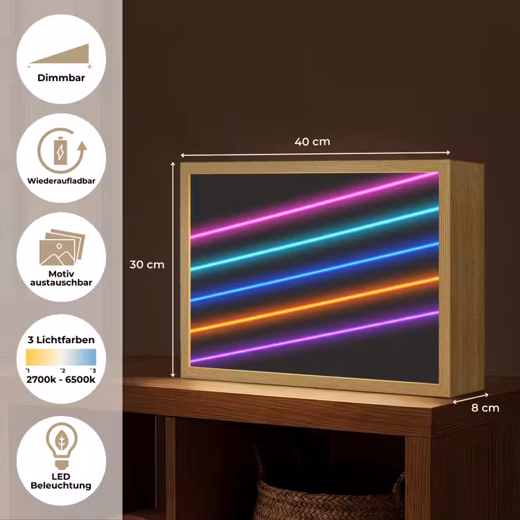 Esthetiek - Retro - Neon Light Box met batterij (Wandlamp) middel -USP_websiteoverzichtDE
