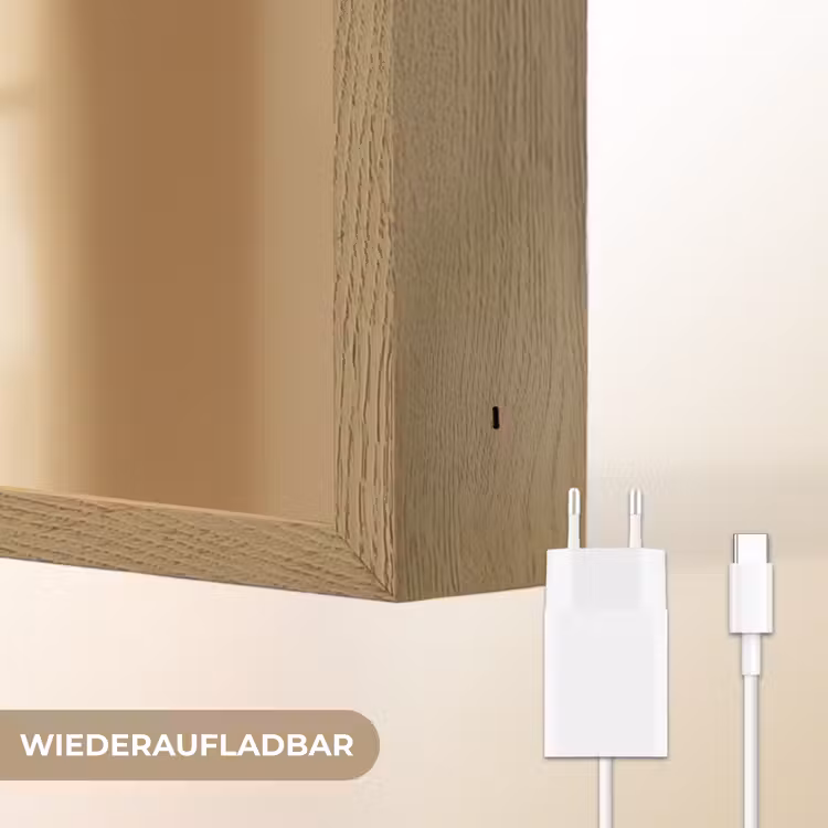 Beige - Paastak - Eieren Light Box met batterij (Wandlamp) middel -USP_websiteoplaadbaarDE