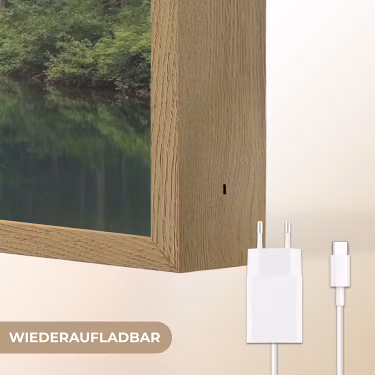 Bergen - Meer - Bos Light Box met batterij (Wandlamp) middel -USP_websiteoplaadbaarDE