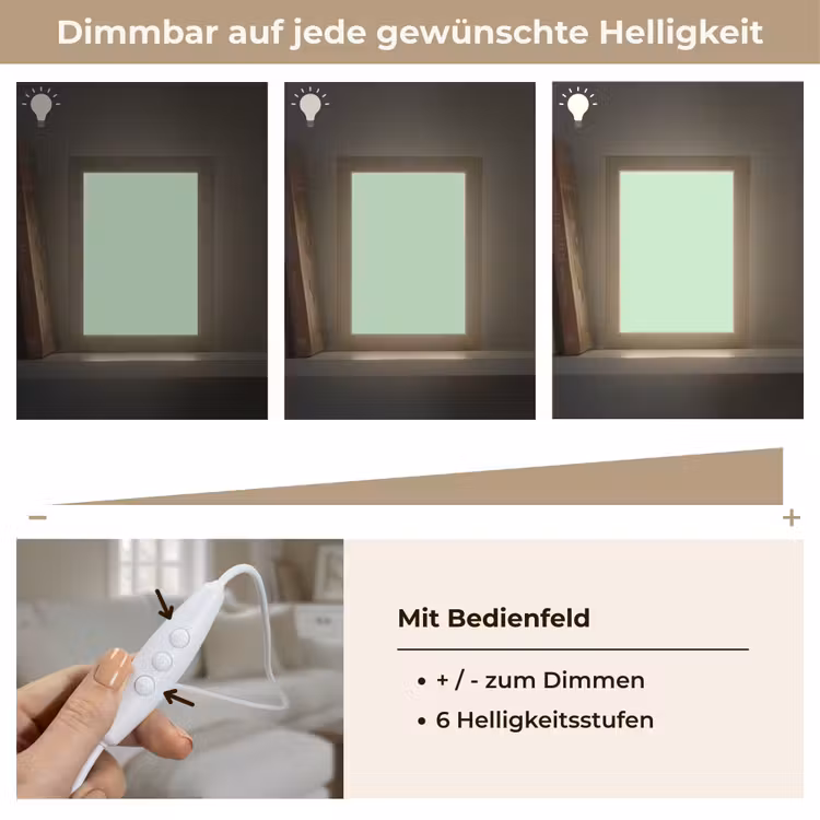 Pale - Mint - Groen Light Box met kabel (Wandlamp) klein 929 -USP_dimbaarDE