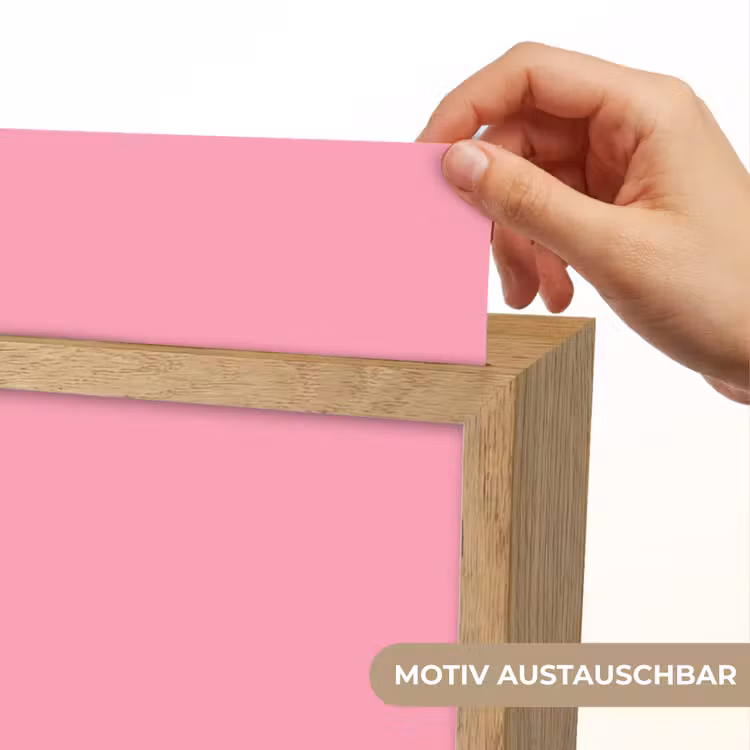 Bubblegum - Pink - Roze Light Box met kabel (Wandlamp) klein 929 -USP_websiteprintDE