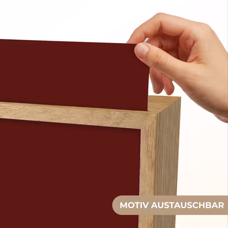 Burnt - Mahogany - Rood Light Box met kabel (Wandlamp) klein 929 -USP_websiteprintDE