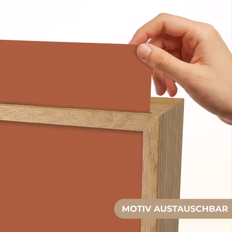 Burnt - Sienna - Oranje Light Box met kabel (Wandlamp) klein 929 -USP_websiteprintDE