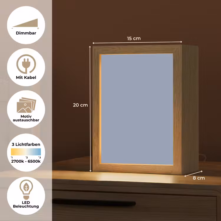 Canary - Champ - Blauw Light Box met kabel (Wandlamp) klein 929 -USP_websiteoverzichtDE