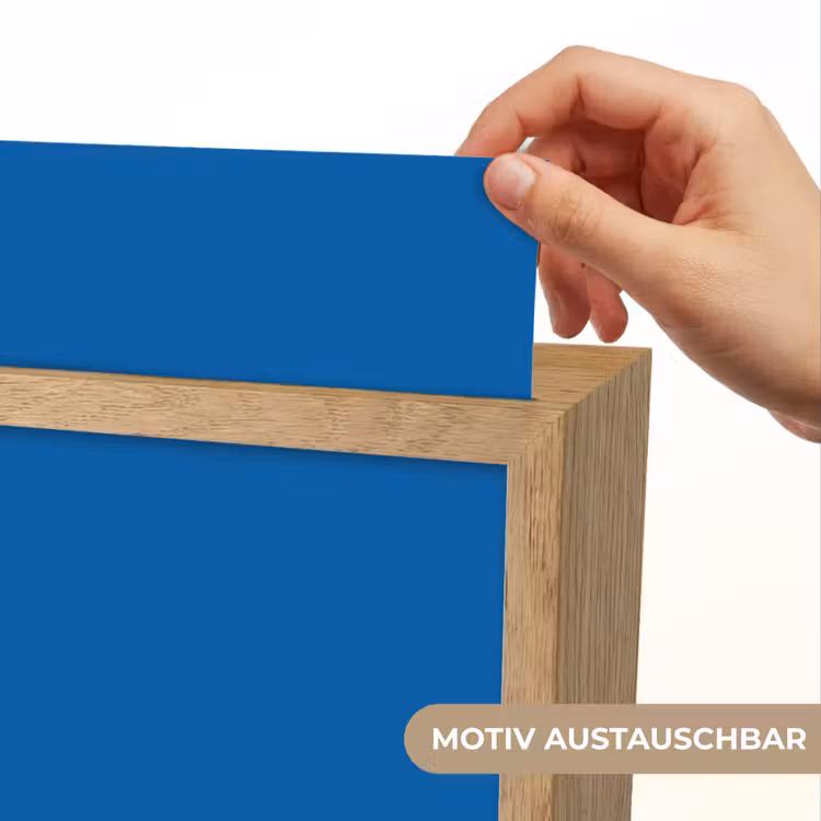 Classic - Azure - Blauw Light Box met kabel (Wandlamp) klein 929 -USP_websiteprintDE