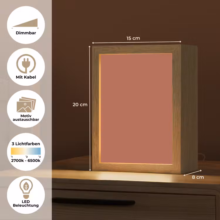 Copperhead - Oranje - Bruin Light Box met kabel (Wandlamp) klein 929 -USP_websiteoverzichtDE