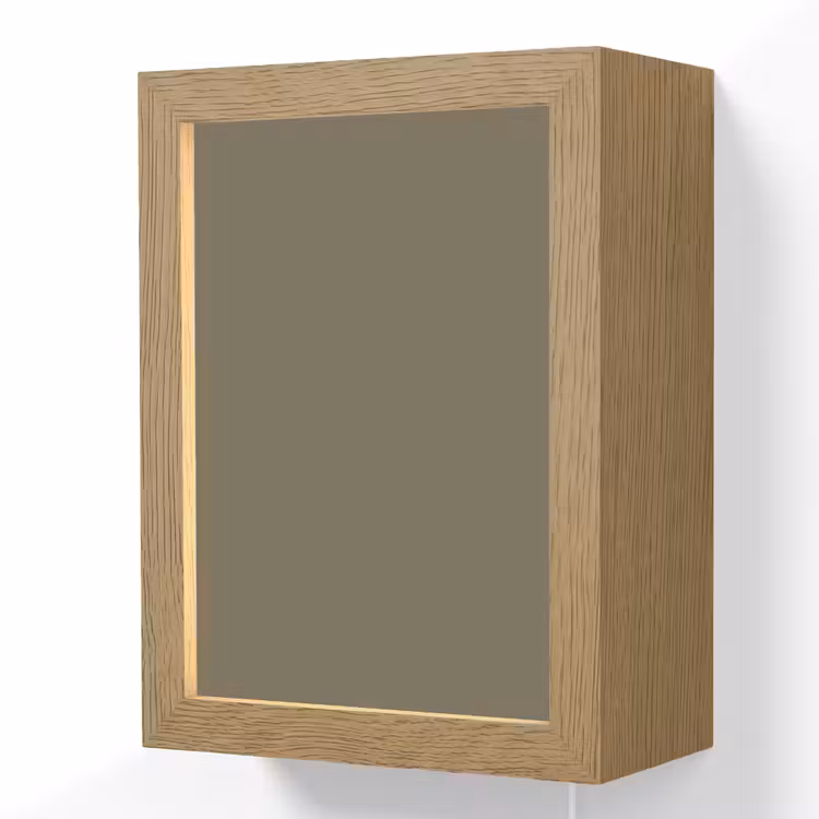 Deep - Khaki - Groen Light Box met kabel (Wandlamp) klein 929 -3d