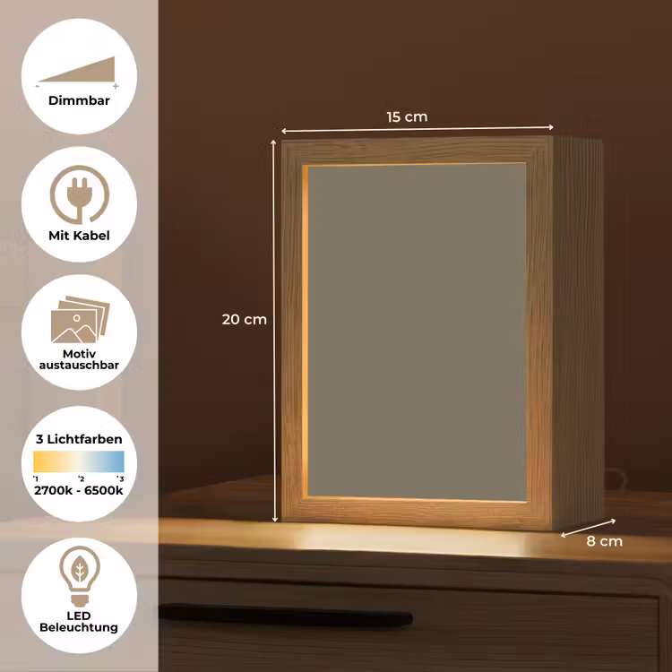 Deep - Khaki - Groen Light Box met kabel (Wandlamp) klein 929 -USP_websiteoverzichtDE