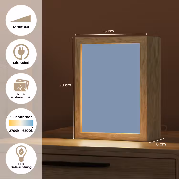 Denim - Breeze - Blauw Light Box met kabel (Wandlamp) klein 929 -USP_websiteoverzichtDE