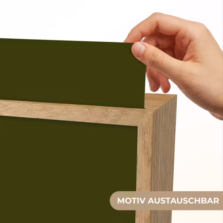 Dark - Olive - Groen Light Box met kabel (Wandlamp) klein 929 -USP_websiteprintDE