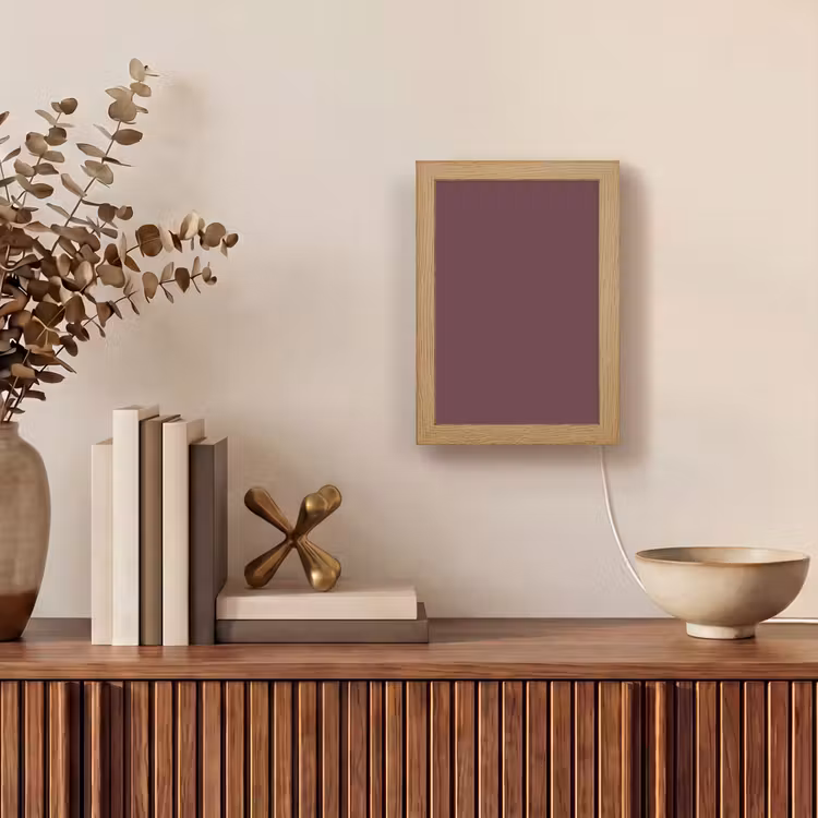 Dusty - Rose - Roze Light Box met kabel (Wandlamp) klein 929 -sfeer2