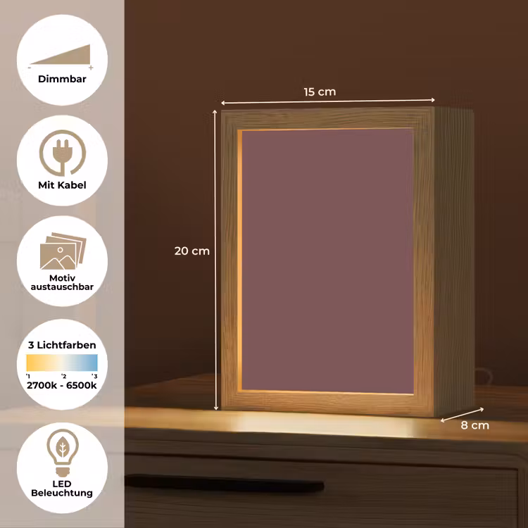 Dusty - Rose - Roze Light Box met kabel (Wandlamp) klein 929 -USP_websiteoverzichtDE