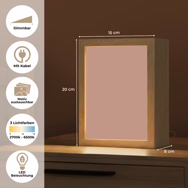 Earthy - Blusher - Roze Light Box met kabel (Wandlamp) klein 929 -USP_websiteoverzichtDE
