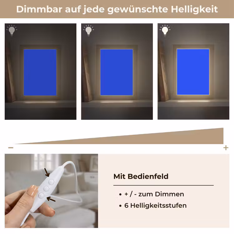 Electric - Blue - Blauw Light Box met kabel (Wandlamp) klein 929 -USP_dimbaarDE