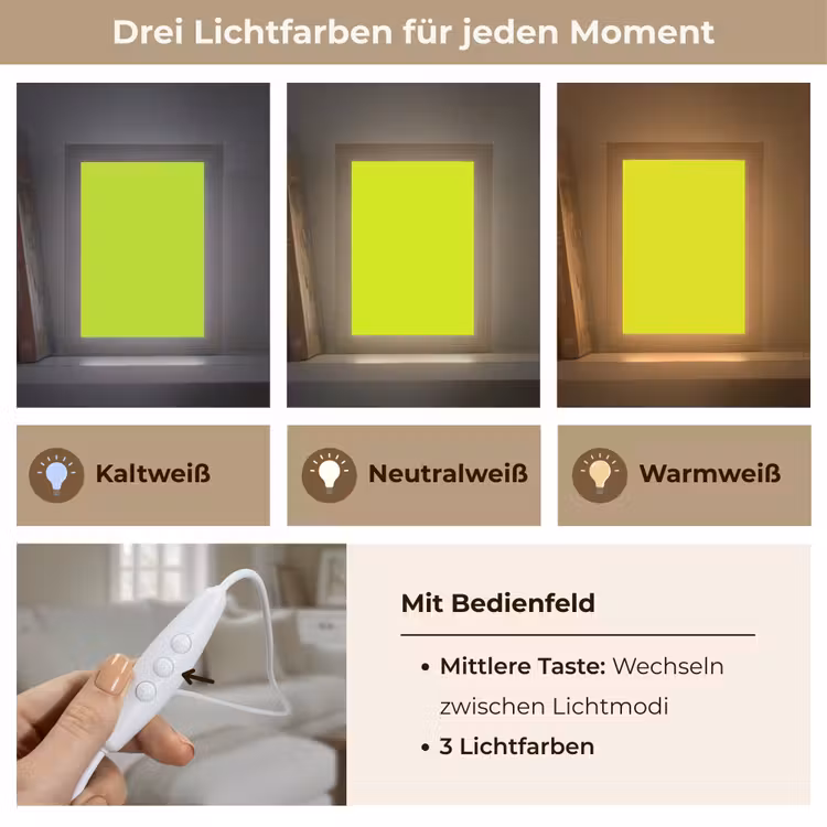 Electric - Lemon - Geel Light Box met kabel (Wandlamp) klein 929 -USP_lichtkleurDE