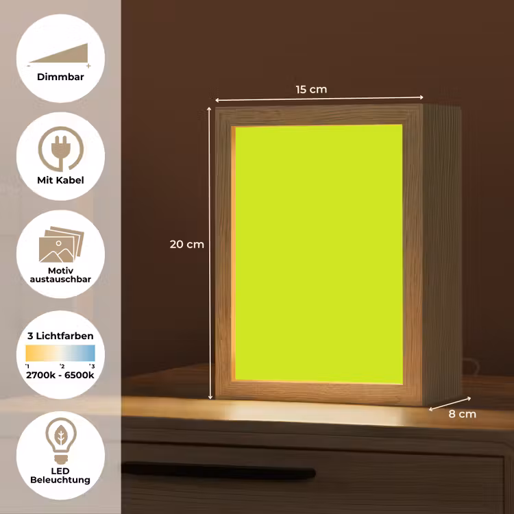 Electric - Lemon - Geel Light Box met kabel (Wandlamp) klein 929 -USP_websiteoverzichtDE
