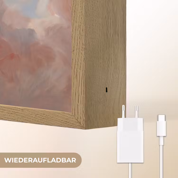 Engel - Pijl en boog - Mythologie - Klassiek Light Box met batterij (Wandlamp) middel -USP_websiteoplaadbaarDE