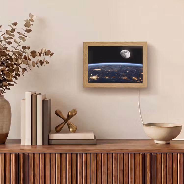 Lightbox - Wandleuchte - Erde – Nacht – Weltraum — 4