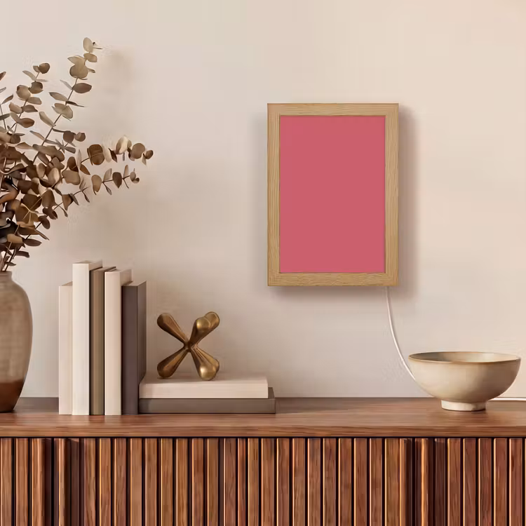 Bold - Berry - Rood Light Box met kabel (Wandlamp) klein 929 -sfeer2