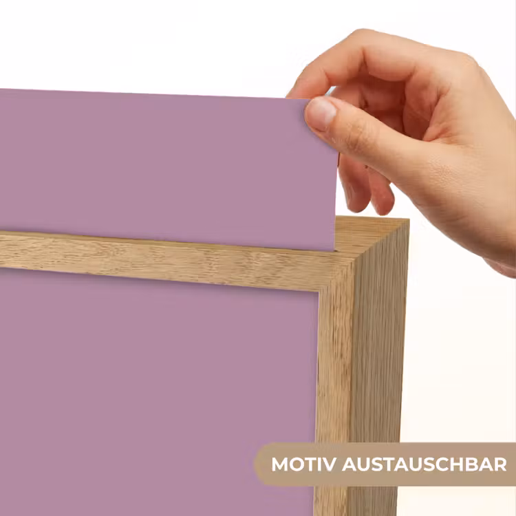 Lilac - Paars - Mauve Light Box met kabel (Wandlamp) klein 929 -USP_websiteprintDE