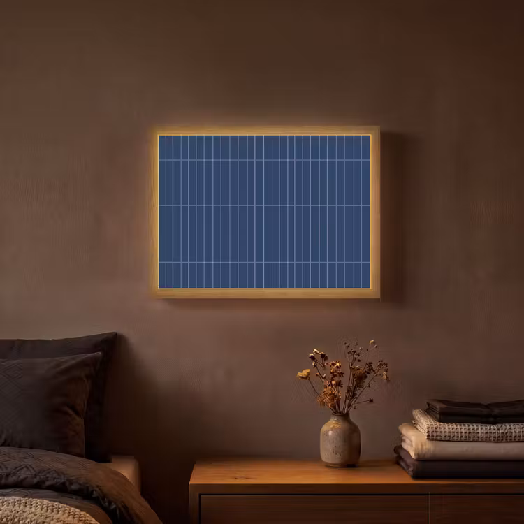 Tegels - Langwerpig - Blauw Light Box met batterij (Wandlamp) middel 907 -sfeer4