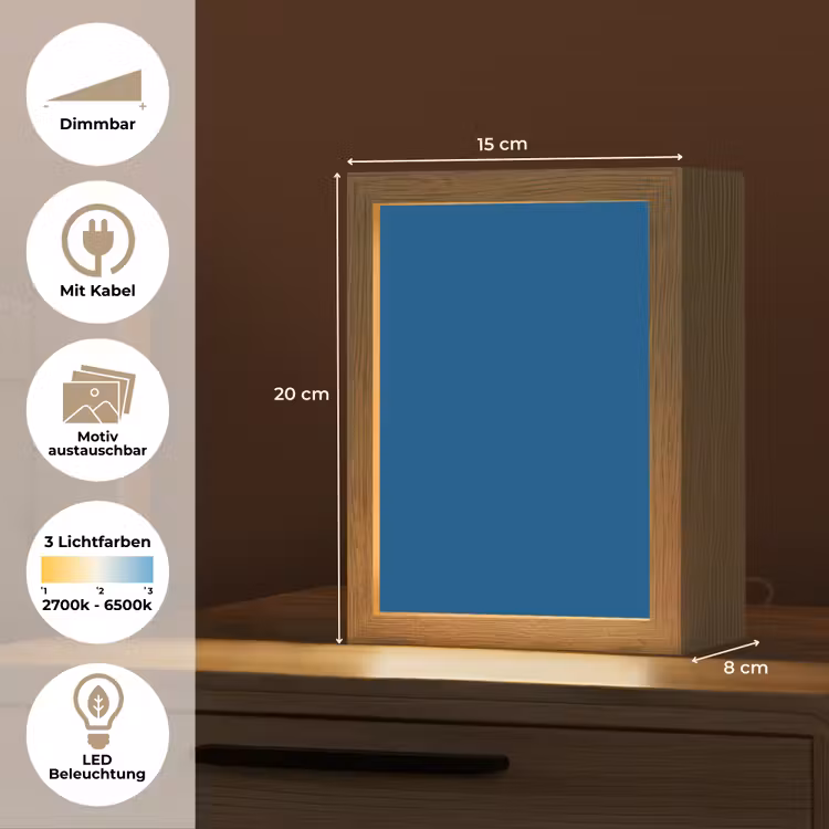 Free - Groove - Blauw Light Box met kabel (Wandlamp) klein 929 -USP_websiteoverzichtDE