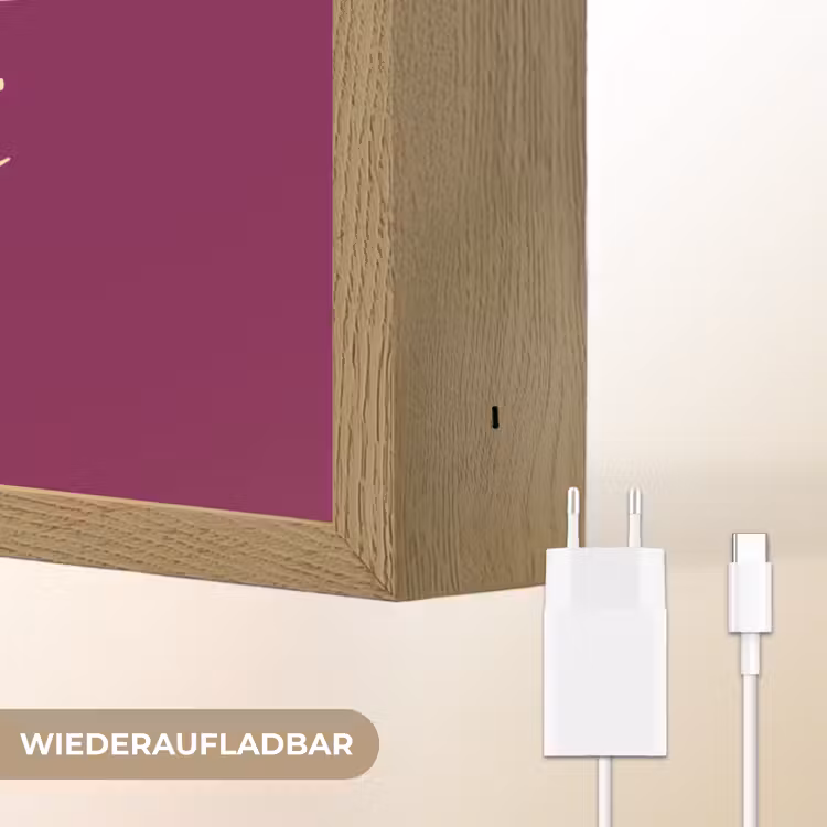 Cherish every moment - Cocktailglas - Bordeaux Light Box met batterij (Wandlamp) middel -USP_websiteoplaadbaarDE