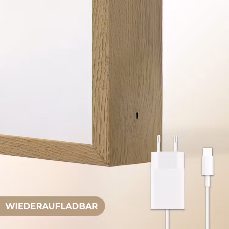 Goudvissen - Modern - Wit Light Box met batterij (Wandlamp) middel -USP_websiteoplaadbaarDE