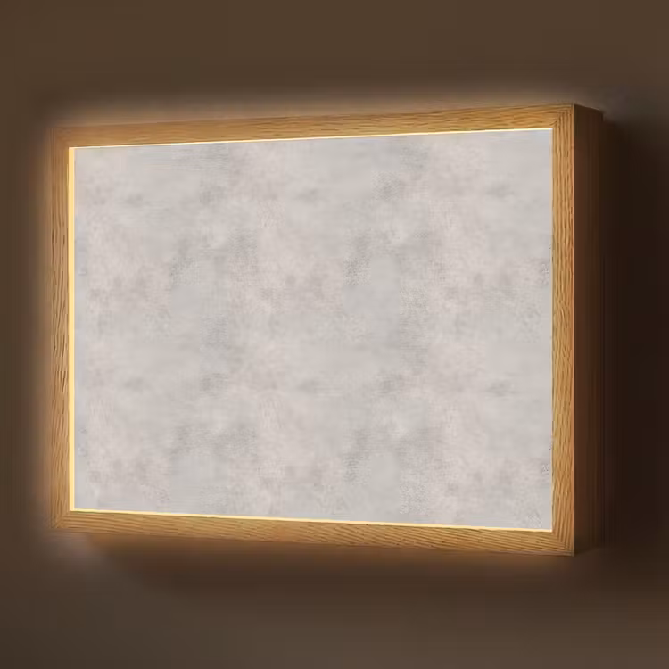 Grijs - Beton - Industrieel Light Box met batterij (Wandlamp) middel 907 -z3d_website