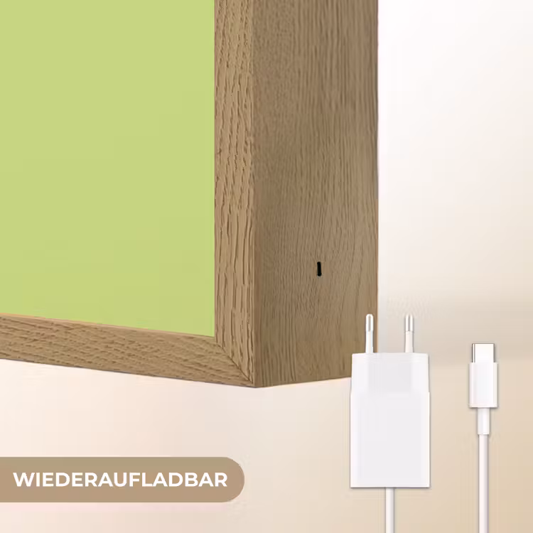 Grl pwr - Groen - Rood - 3D Light Box met batterij (Wandlamp) middel -USP_websiteoplaadbaarDE