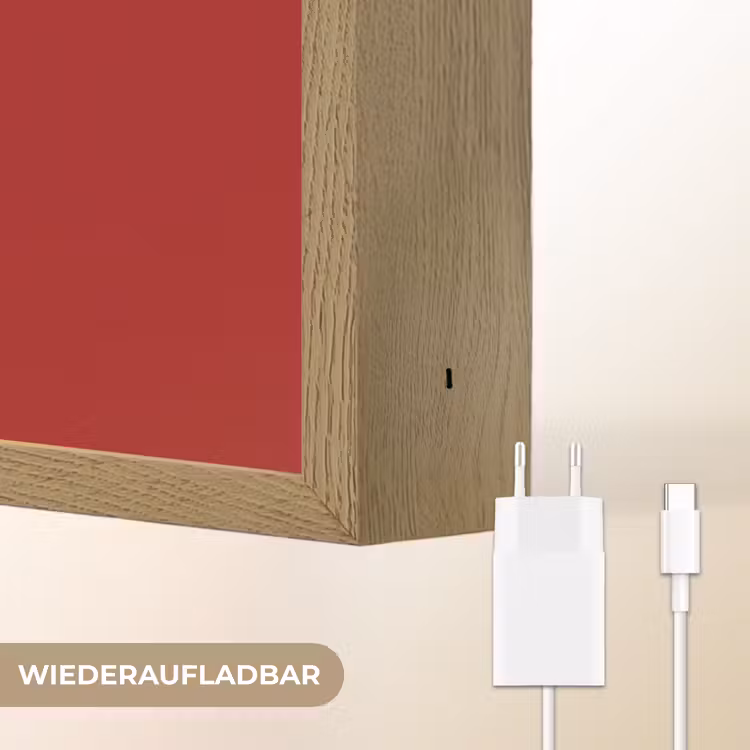 big heart small titties - Hart - Rood Light Box met batterij (Wandlamp) middel -USP_websiteoplaadbaarDE