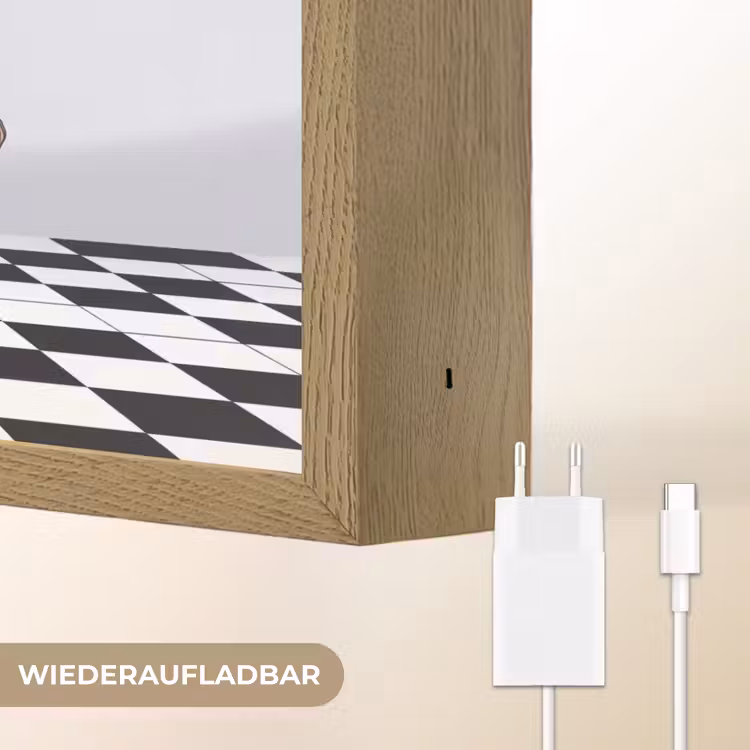 Half human, Half Coffee - Infuus - Koffie Light Box met batterij (Wandlamp) middel -USP_websiteoplaadbaarDE