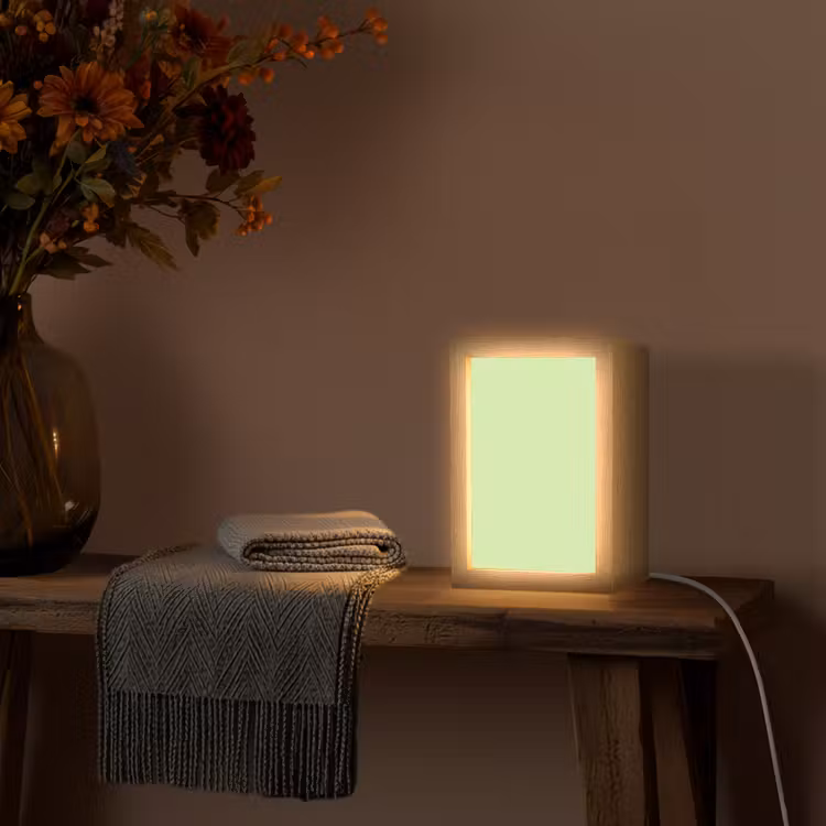 Light - Lime - Groen Light Box met kabel (Wandlamp) klein 929 -sfeer4